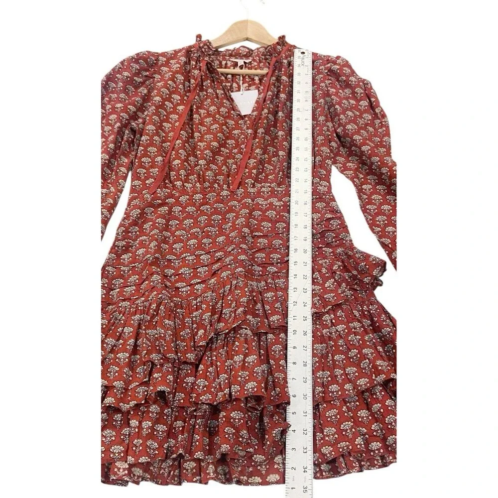 Anna Cate Honey on Miami Isabella Dress Red/Geko Women’s Size Small - Picture 12 of 12